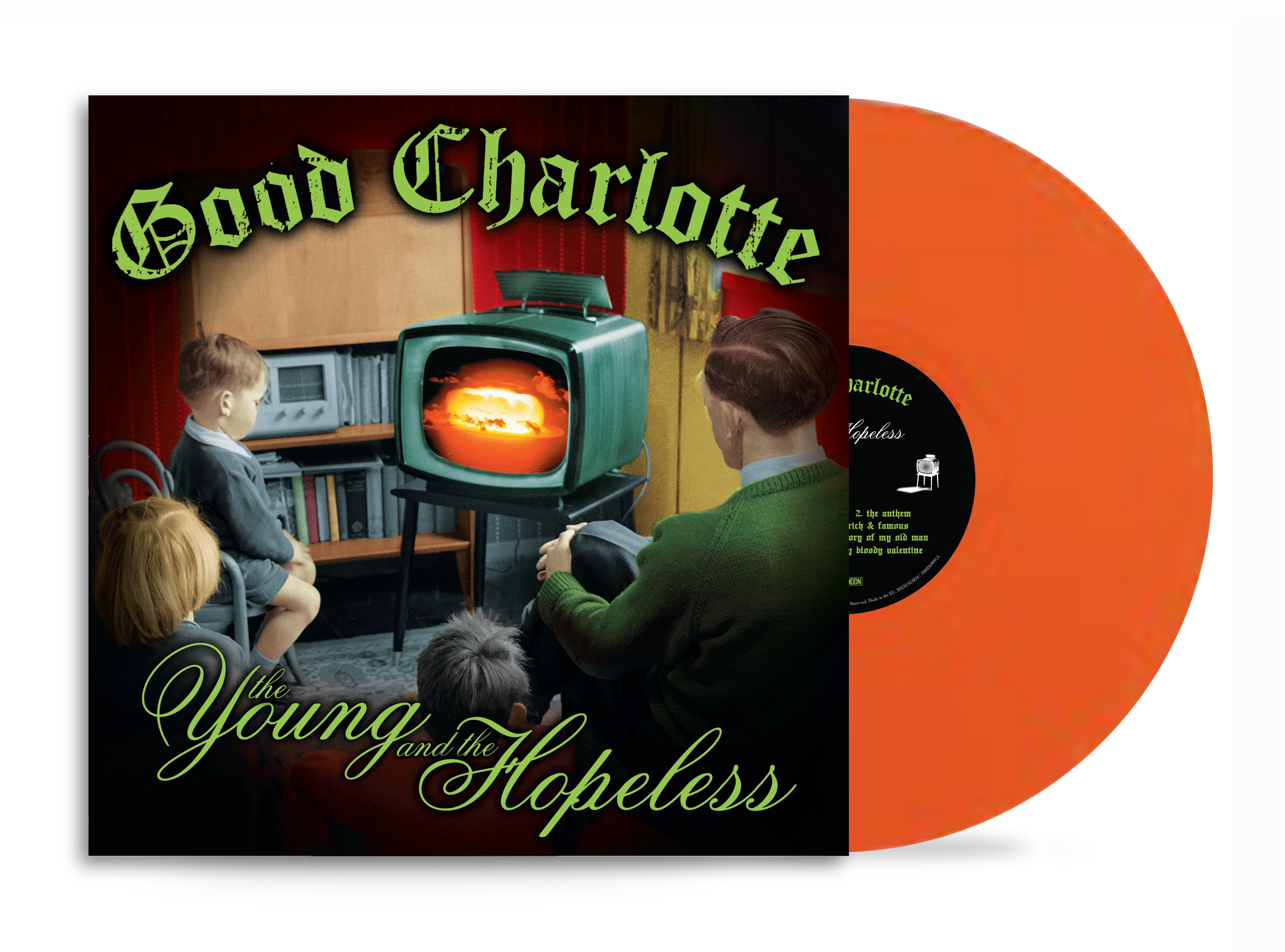 Image of The Young And The Hopeless (Exclusive Nuclear Orange Vinyl)